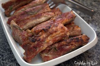 Meia dose Costelinha Porco Assada no Forno