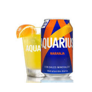 Aquarius Naranja lata 330ml.