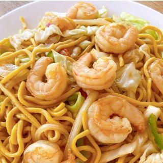 94.- Chow Mien Y Gambas