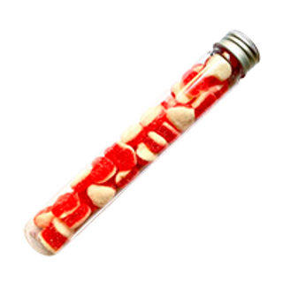 Tubo Chuches Mini Corazones 110Ml.