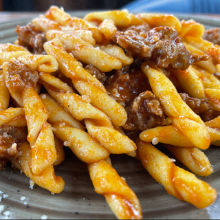 Strozzapreti alla salsiccia- Cottura Sottovuoto