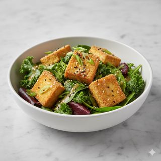 Ensalada De Tofu Frito
