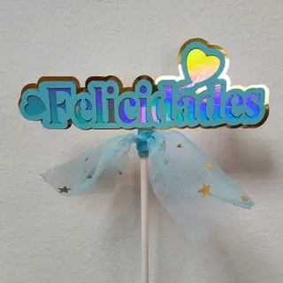 Felicidades celeste