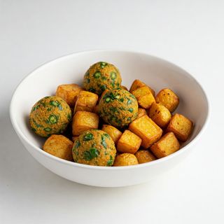 Domaći prženi krumpirići i jalapeno okruglice