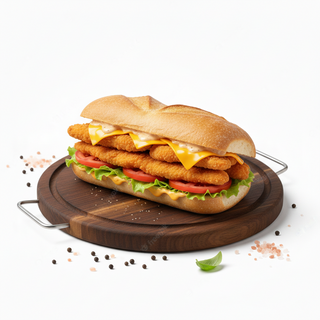 Sandwich cu crispy strips