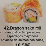 42. Dragón Sake Roll (8 Pzs.)