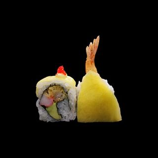 436. Uramaki De Mango I Llagosti Tempura (8 Uds.)