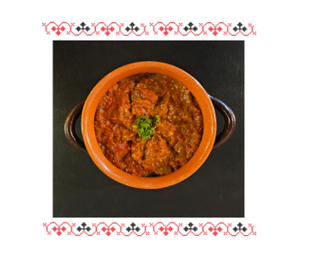 Zacuscă tradițională de casă cu vinete