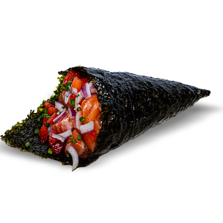 Temaki de Salmão Ceviche