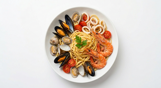 Linguine cu fructe de mare