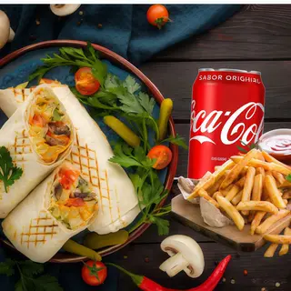 Menu Shawarma de Pollo Crujiente