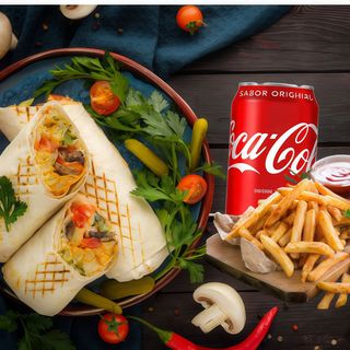 Menu Shawarma de Pollo Crujiente