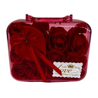 Servieta cu trandafiri rosii 