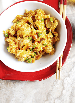 86. Riso con vitello al curry