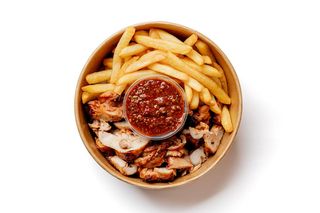 Mięso + frytki box