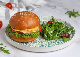 Հավով բուրգեր