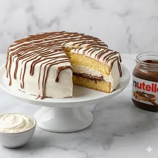 Pan di spagna chantilly & Nutella 6 persone