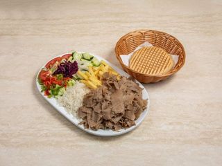 Platos arroz o patatas (2 uds.) + Coca Cola (1 lt.)