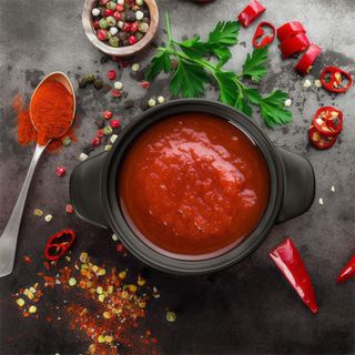 Salsa kebab roja picante