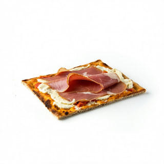 Foie mi-cuit de pato con pan de pizza