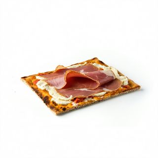 Foie mi-cuit de pato con pan de pizza