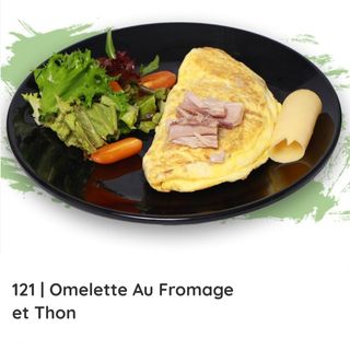 omelette Fromage et thon