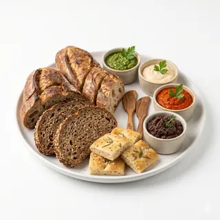 Pan Y Salsas (Para 1 Persona)