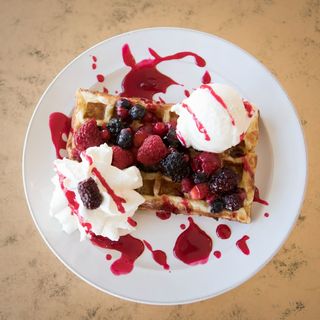 Waffle c/ Polpa Frutos Silvestres