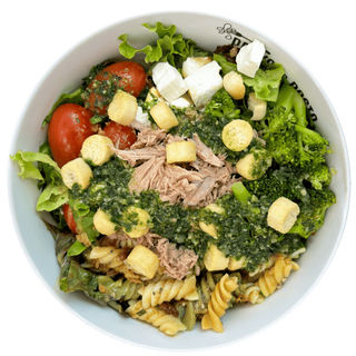 Salada Atum e Pesto