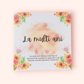 Felicitare "La multi ani" 2