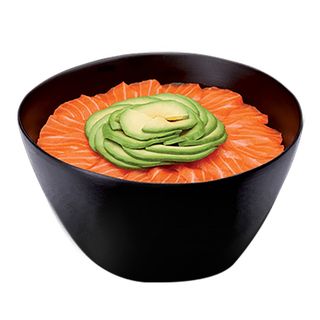 12.Chirashi De Salmón Y Aguacate