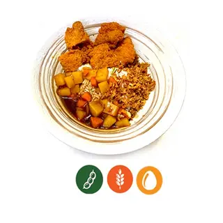 60 ARROZ POLLO CON PIMIENTA NEG（黑椒鸡饭）/CHICKEN RICE WITH BLACK PEPPER