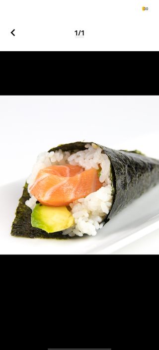 130 Temaki sake 1 pezzo