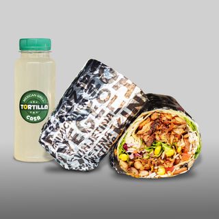 Burrito sa piletinom + Limunada