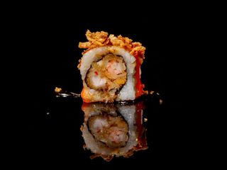 Crispy ebi roll