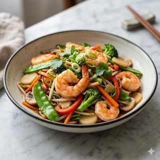 Chop Suey De Gambas