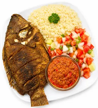 Carpe Grillée & Attiéké