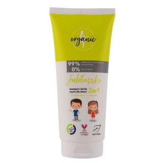 Naturalny szampon i żel do mycia ciała 2w1 4organic. 0.2кг