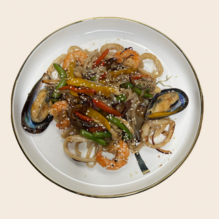 Рисовая лапша с морепродуктами (250г)