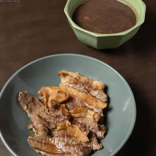 Picanha Grelhada com Feijão Preto 1/2 Dose