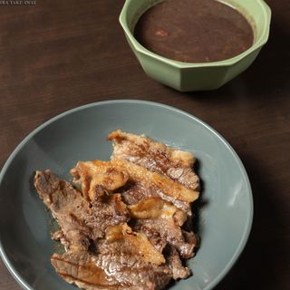 Picanha Grelhada com Feijão Preto 1/2 Dose