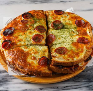 Meia Tosta Gratinada Salgado