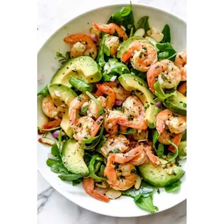 Mixed Seafood Salad "Nicoise" Style