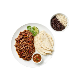 Ternera Adobo (500 gr.) 12 Tortillas de Maíz