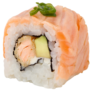 Roll salmón tataki