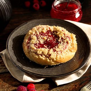 Drożdżówka kultowa malina