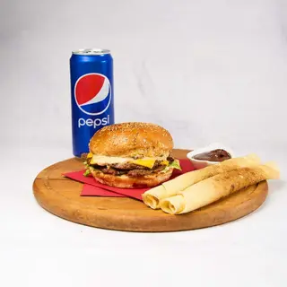 Chicago Original Double + 2 palačinke Nutella i plazma +Pepsi 330ml