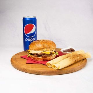 Chicago Original Double + 2 palačinke Nutella i plazma +Pepsi 330ml