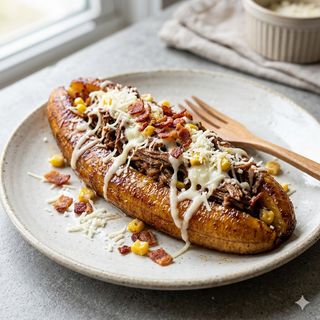 Plátano Maduro Relleno Brutal