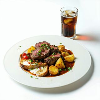 Plato (Pollo, Ternera O Mixto) Con Patatas